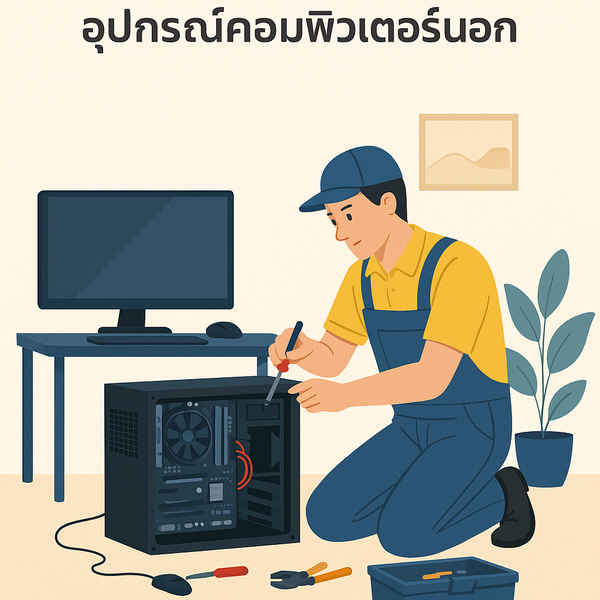 บริการตรวจเช็คหรือเปลี่ยนอุปกรณ์คอมพิวเตอร์นอกสถานที่ (On-site Service)