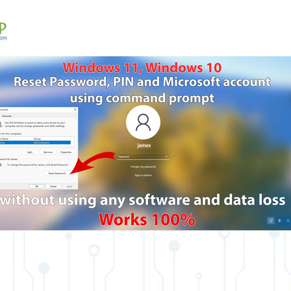 บริการ REMOVE YOUR WINDOWS  แก้ไข / รีเซ็ตรหัสผ่าน Windows